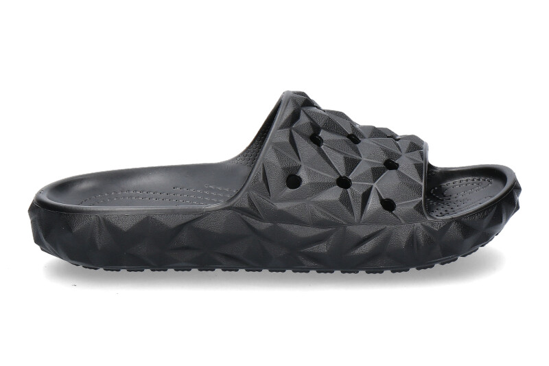 Crocs Pantolette CLASSIC GEOMETRIC SLIDE V2- schwarz