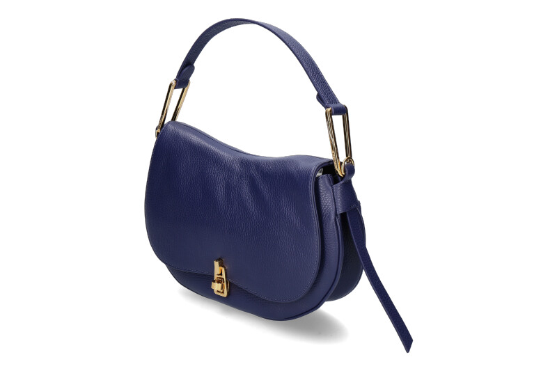 Coccinelle shoulder bag MAGIE SOFT GRAINED LEATHER- royal blue/blau