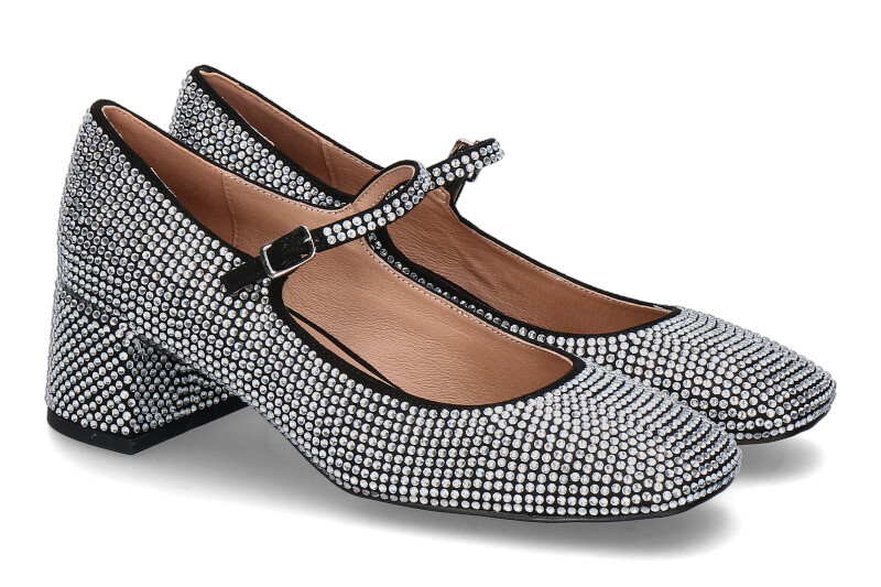 Bibi Lou spangen pumps CARDIFF- plata/silber