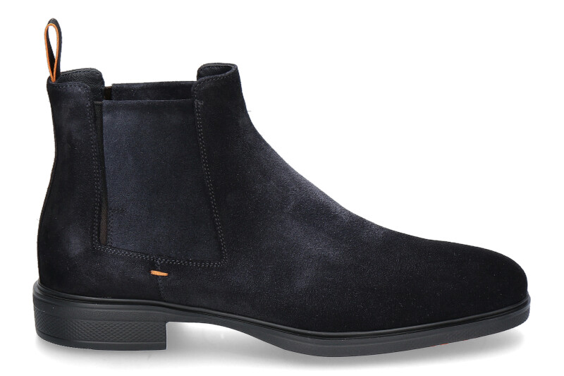 Santoni Herren- Chelsea Boot EASY WILDLEDER- blue/dunkelblau