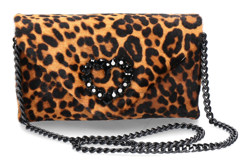 Roberto Festa shoulder bag HEART LEOPARD