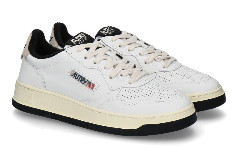 Autry men's sneaker MEDALIST VS08 VIRGIN SPONGE- white/black 