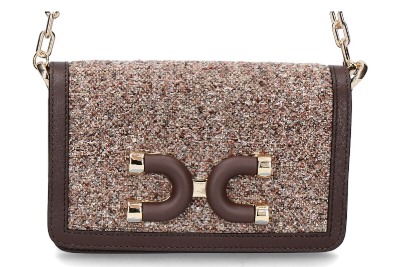 Roberto Festa shoulder bag LUANA BIELLA MELANGE- mousse castano