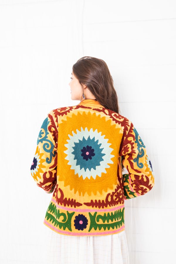 sweetdreams Ibiza jacket SUZANI VELVET- yellow/gelb 