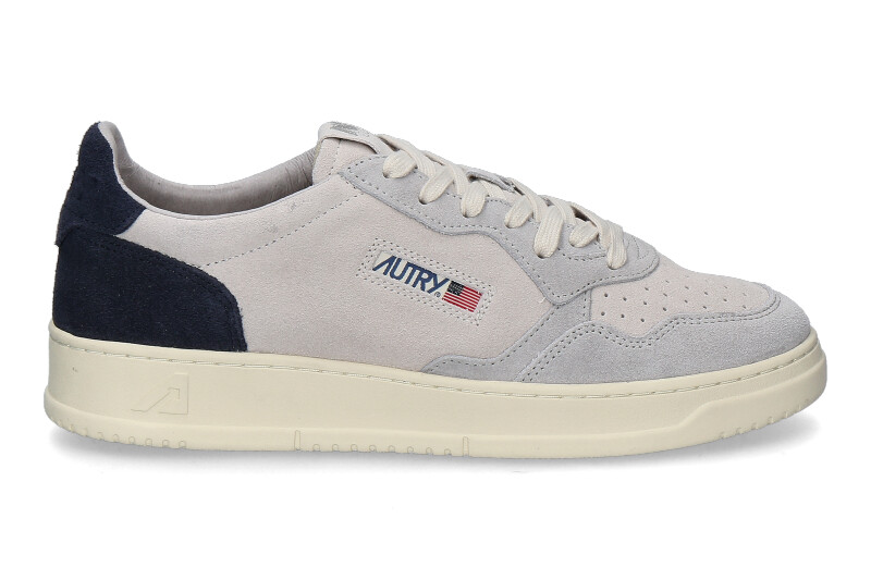 Autry Herren- Sneaker MEDALIST TS03 SUEDE- soft grey/ space blue