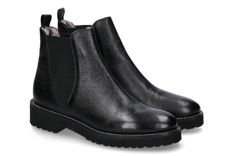 Luca Grossi Chelsea boots lined BOTERO NERO