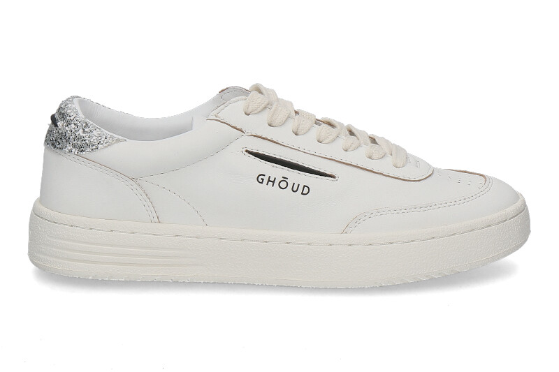 Ghoud Damen- Sneaker LIDO GOAT LEATHER- white/silver