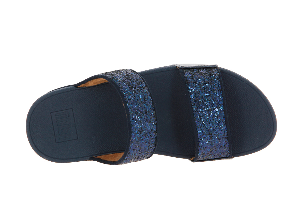 Fitflop mules LULU GLITTER SLIDES MIDNIGHT NAVY