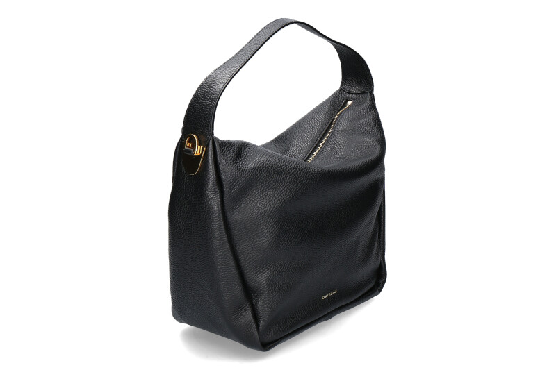 Coccinelle bag OLIVER GRAINED LEATHER- noir/schwarz