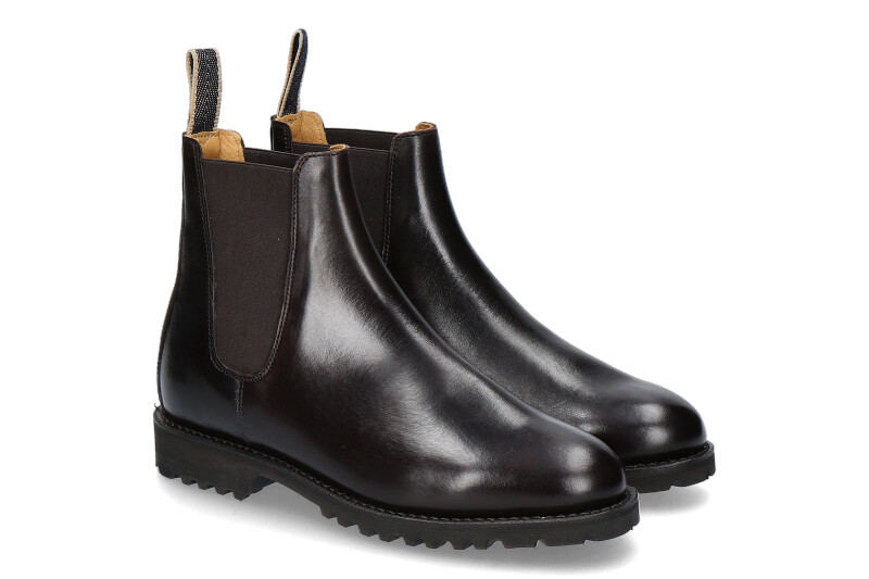 Ludwig Reiter Damen-Chelsea Boot gefüttert VINTAGE PULLUP- mocca