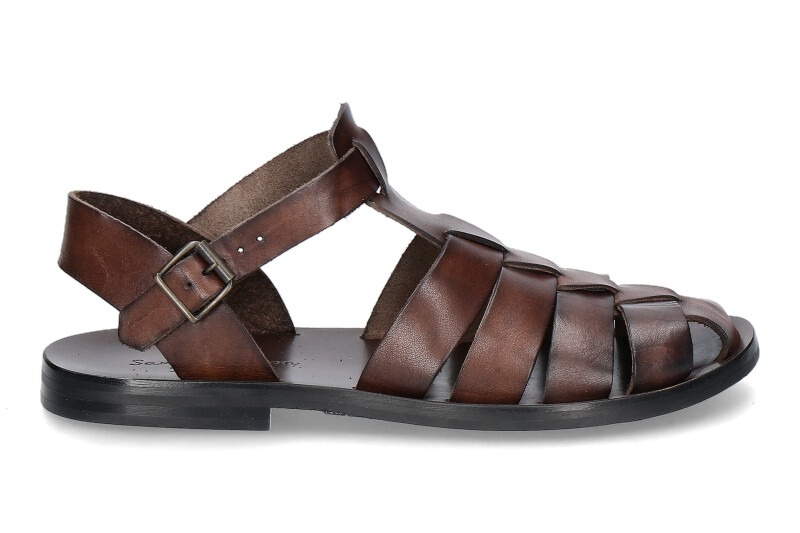 The Sandals Factory by Emozioni Gladiator sandals M7533 BROWN- dunkelbraun