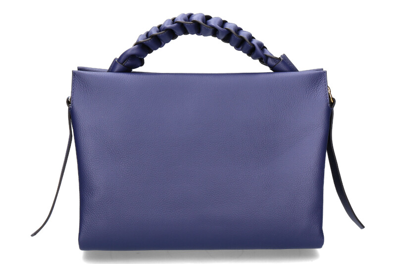 Coccinelle bag BOHEME GRANA DOUBLE GRAINED LEATHER- royal blue/blau