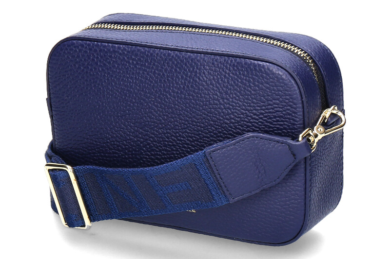 Coccinelle shoulder bag MINI TEBE GRAINED LEATHER- royal blue/blau