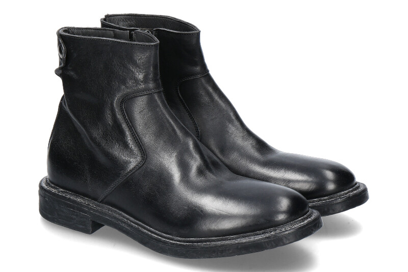 Moma Herren-Stiefelette MINSK CUSNA nero/schwarz