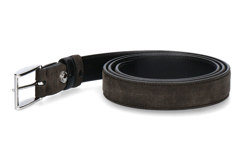 Hogan men's belt CINTURA REGOLABILE- grau/schwarz