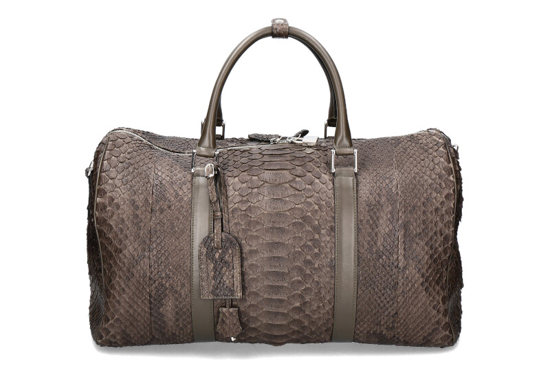 Silvano Biagini travelling bag REPTILE GREEN