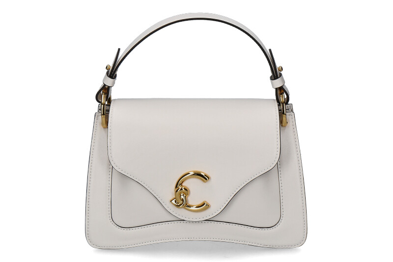 Coccinelle shoulder bag C-ME MINI GRAINED LEATHER- blanco/weiss 