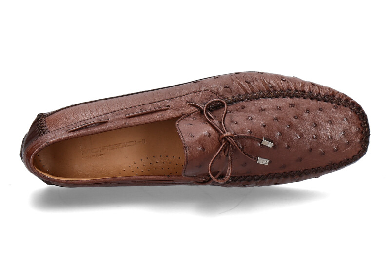 Moreschi moccasin STRUZZO MARRONE