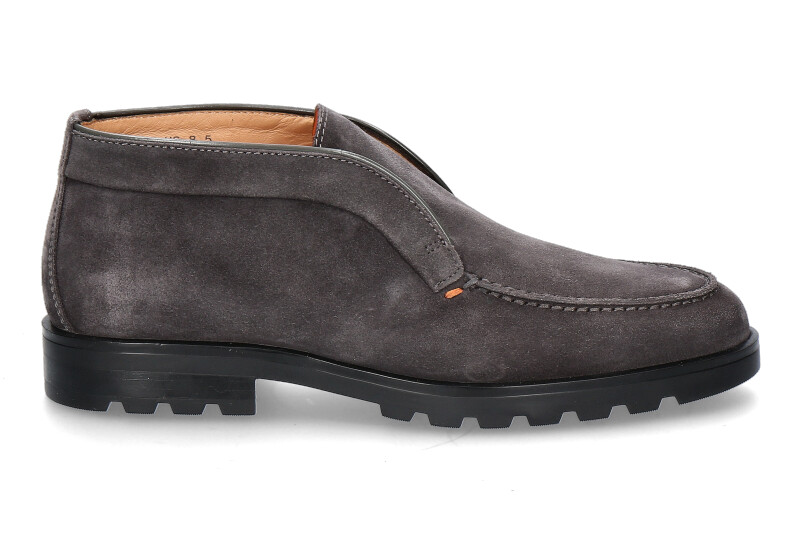 Santoni Herren- Boots ROCK WILDLEDER- grey/dunkelgrau