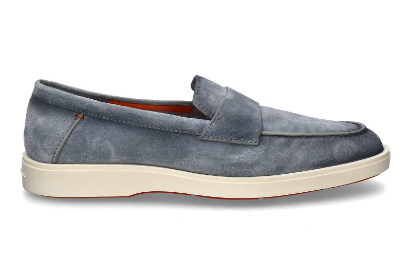 Santoni Herren- Slipper REVOLVE- grey/grau