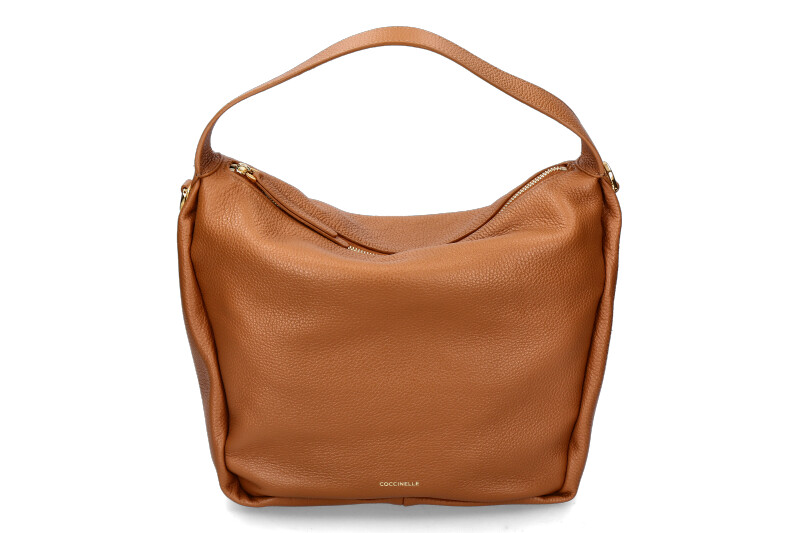 Coccinelle bag OLIVER GRAINED LEATHER- cuir/braun