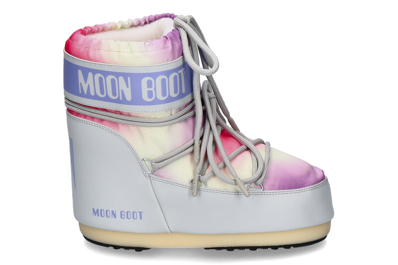 Moon Boot snow boot ICON LOW TIE DYE- glacier grey