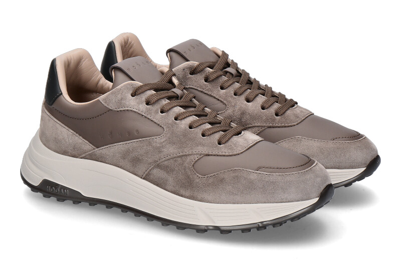 Hogan Herren- Sneaker HYPERLIGHT ALLACCIATO TIMBR- taupe