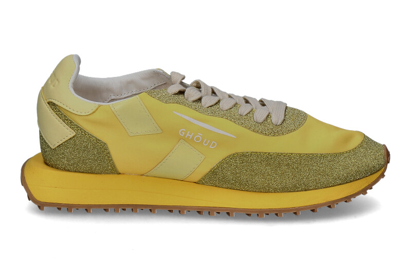 Ghoud Damen- Sneaker STAR_C SOLID/GLITTER- lemonzest/gelb