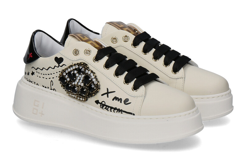 Gio+ sneaker PIA278A COMBI- latte/ black