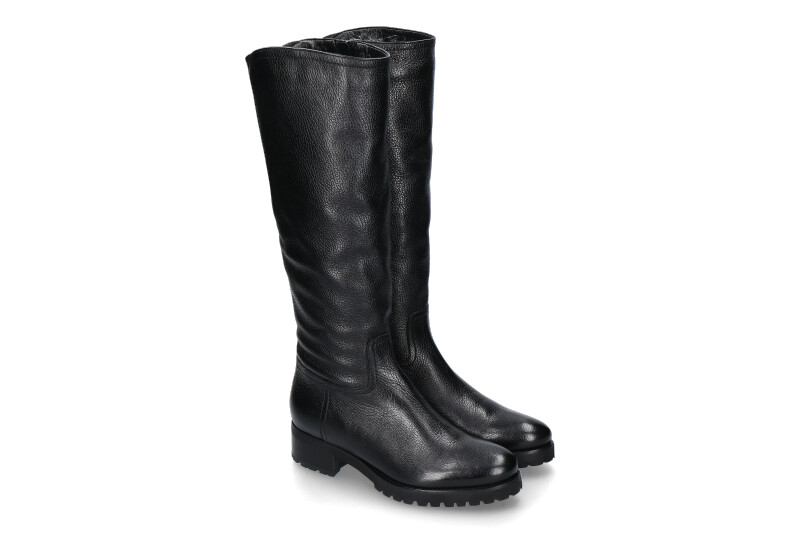 Luca Grossi boots lined BOTERO NERO