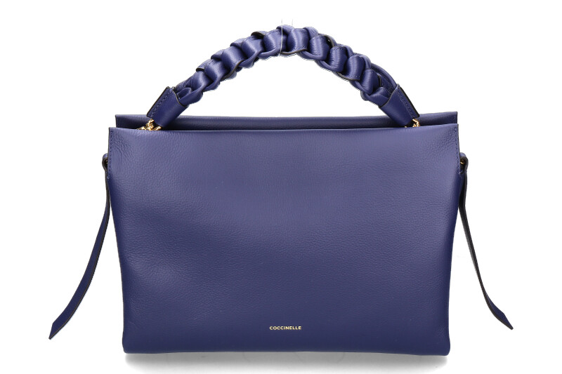 Coccinelle bag BOHEME GRANA DOUBLE GRAINED LEATHER- royal blue/blau