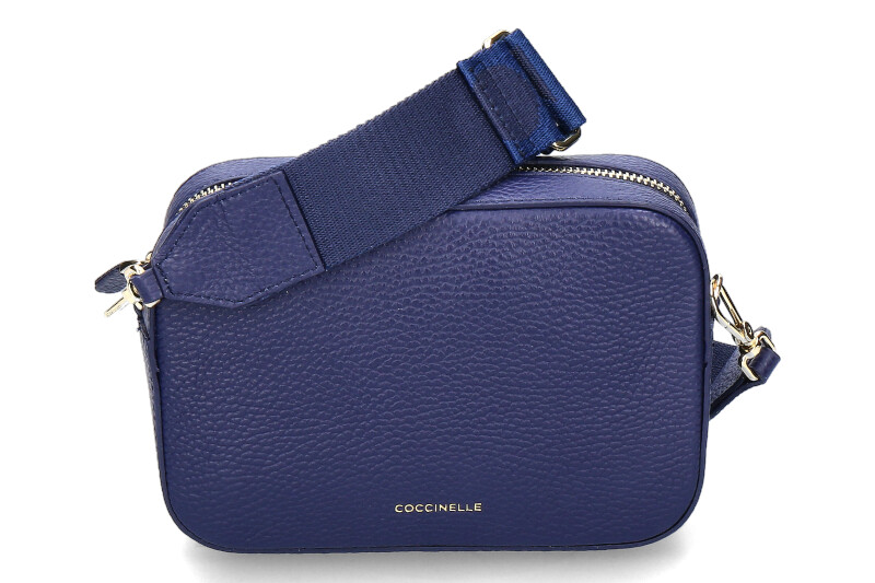 Coccinelle shoulder bag MINI TEBE GRAINED LEATHER- royal blue/blau