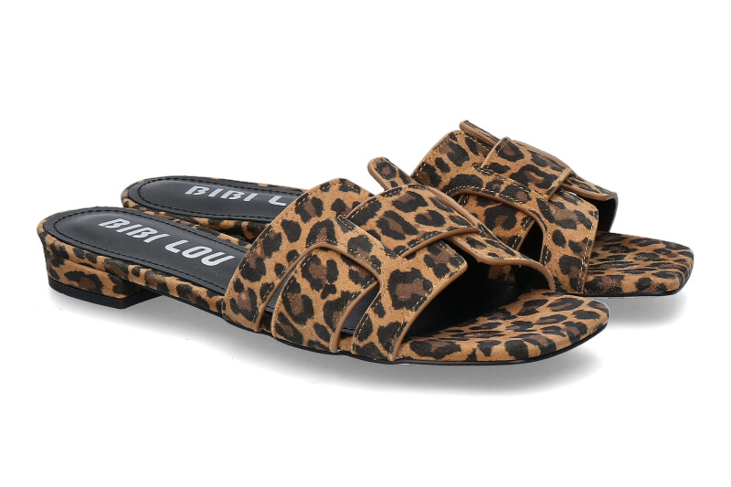 Bibi Lou mules HOLLY- leopard 