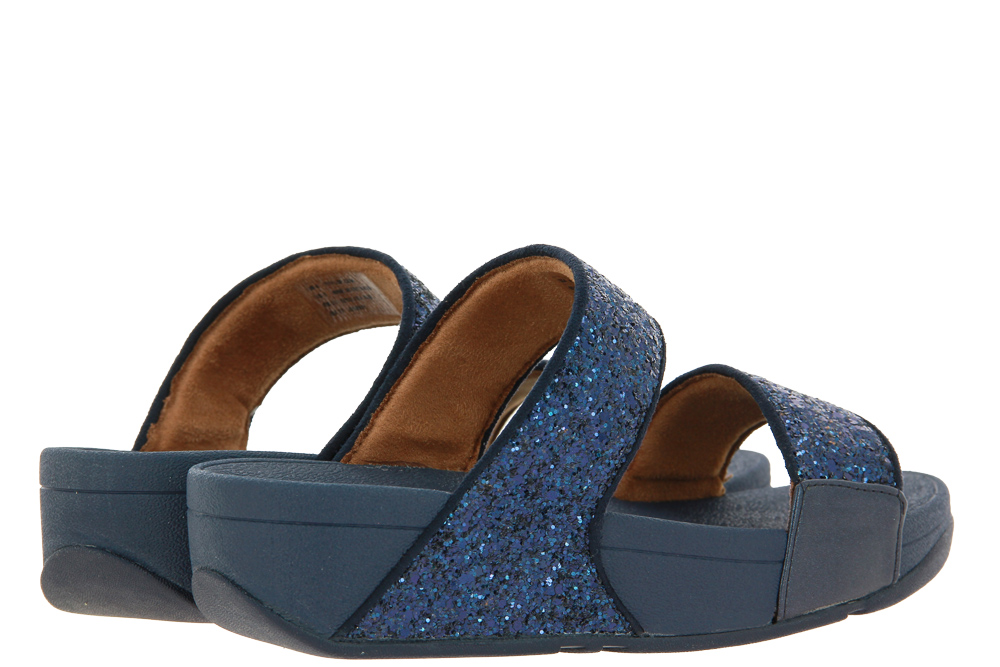 Fitflop mules LULU GLITTER SLIDES MIDNIGHT NAVY