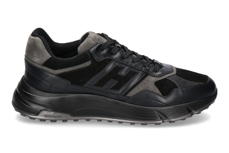 Hogan men's sneaker HYPERLIGHT ALLACCIATO LEATHER- schwarz