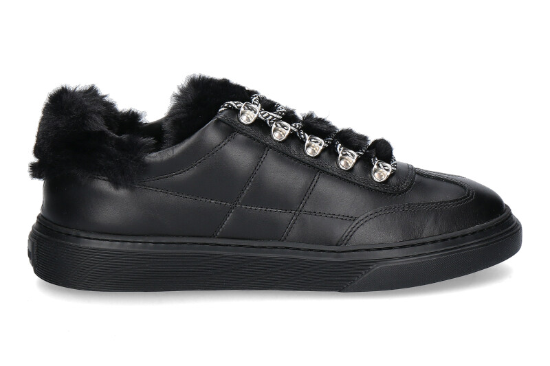 Hogan sneaker ALLACCIATO BASSO H STITCHING NERO