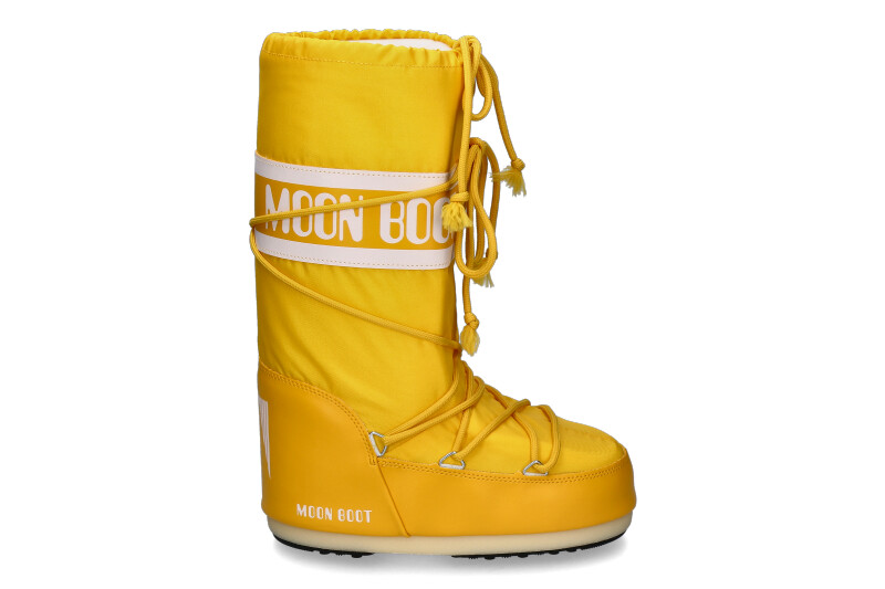 Moon Boot Icon Low Nylon Men Boots Orange in size:36-38