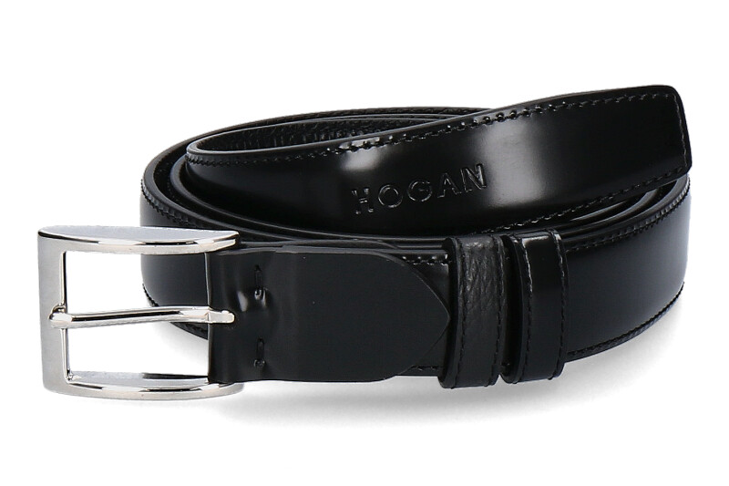 Hogan men's belt CINTURA REGOLABILE- nero/schwarz