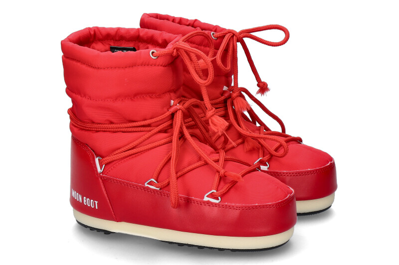 MOON BOOT Boots LIGHT LOW NYLON RED Red