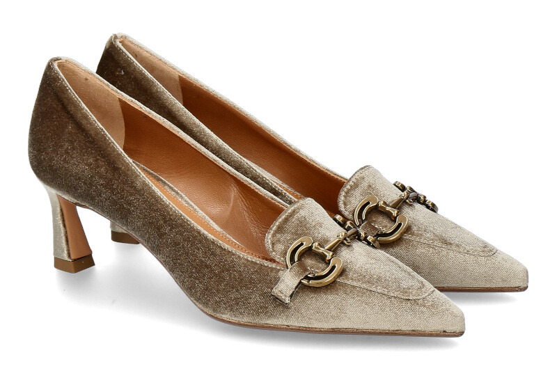 Chantal 1962 Pumps VELLUTO TAUPE 335