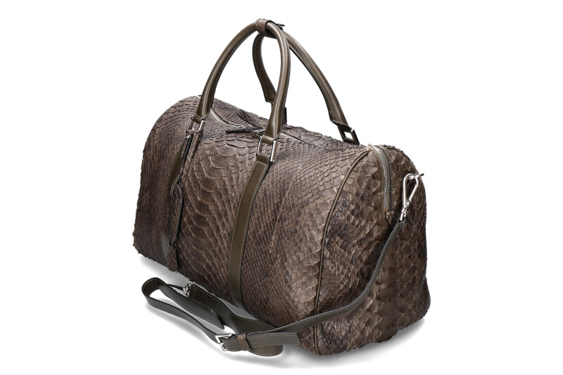 Silvano Biagini travelling bag REPTILE GREEN