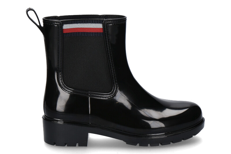 Tommy Hilfiger lace-up boots lined URBAN TUMBLED- schwarz