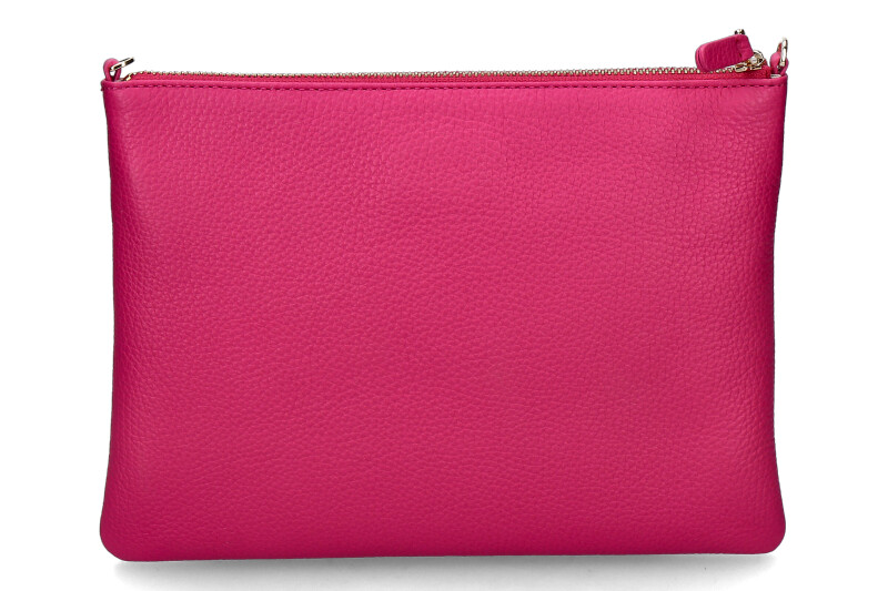 Coccinelle clutch CROSSBODY MEDIUM GRAINED LEATHER- new fuchsia/pink 