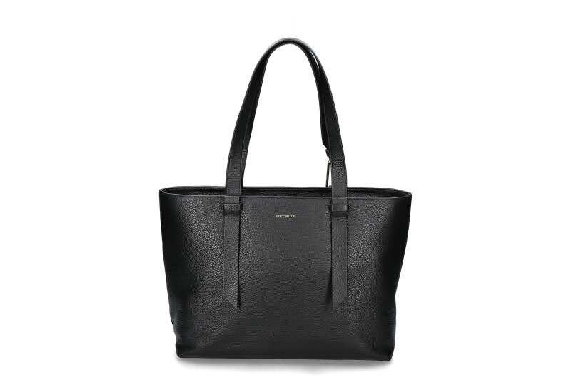 Coccinelle shopper MALORY LARGE DOUBLE GRAINED LEATHER- noir/schwarz 