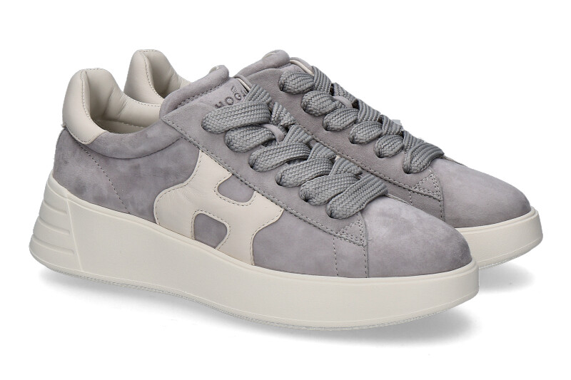 Hogan Damen- Sneaker REBEL ALLACCIATO- grey/grau