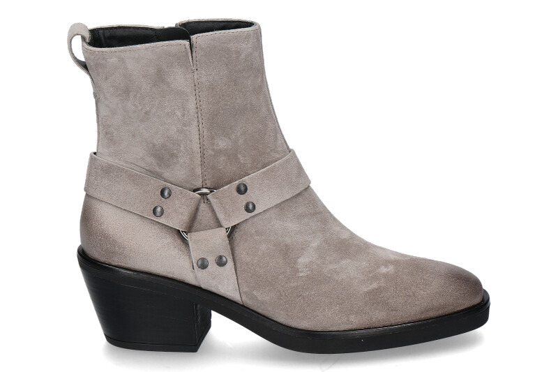 Paul Green Biker- boots SOFT SUEDE- stone/ grau