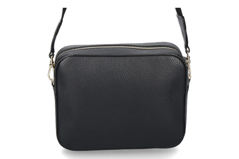 Coccinelle shoulder bag MINI TEBE GRAINED LEATHER- noir/schwarz