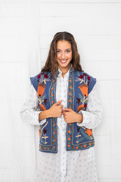  sweetdreams Ibiza vest KASMIRI- blue/blau 