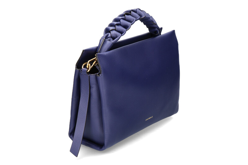 Coccinelle bag BOHEME GRANA DOUBLE GRAINED LEATHER- royal blue/blau