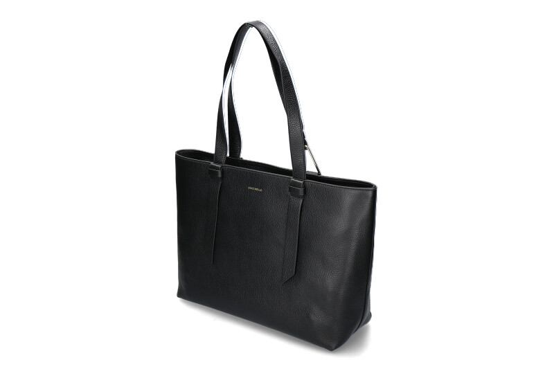 Coccinelle bag MALORY GRAINED LEATHER- noir/schwarz